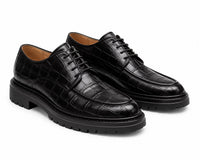 Derby Riviera en Cuir Croco Homme